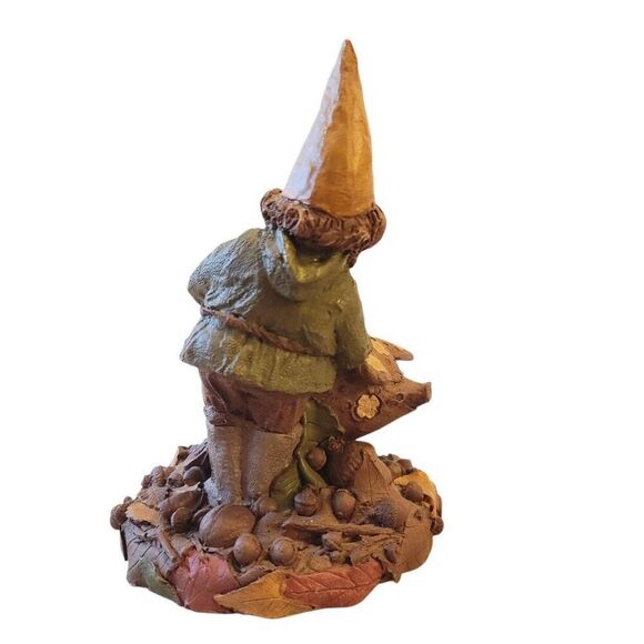 Tom Clark Gnome C. D. Signed 1984 Cairn Studios Vintage Daisy Pig Renaissance - Picture 5 of 10